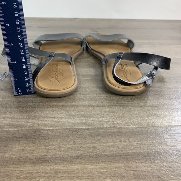 Skechers Womens Luxe Foam Sandals Size 10 Open Toes Ankle Strap - Picture 5 of 10